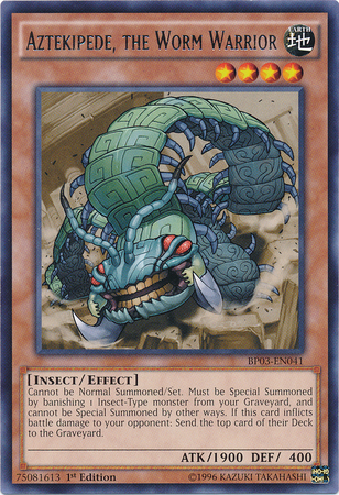 Aztekipede, the Worm Warrior [BP03-EN041] Rare | Devastation Store