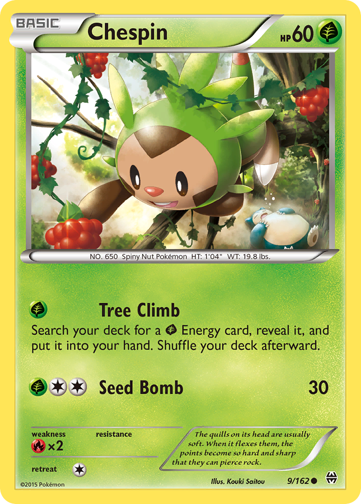 Chespin (9/162) [XY: BREAKthrough] | Devastation Store