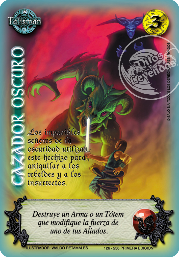 Cazador Oscuro, Leyendas - Devastation Store | Devastation Store
