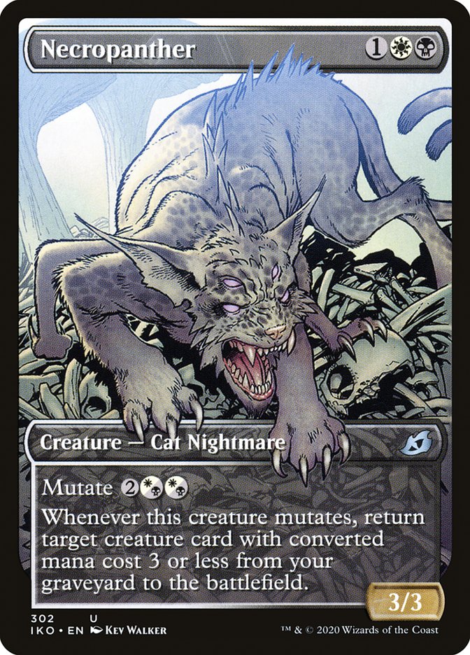 Necropanther (Showcase) [Ikoria: Lair of Behemoths] | Devastation Store