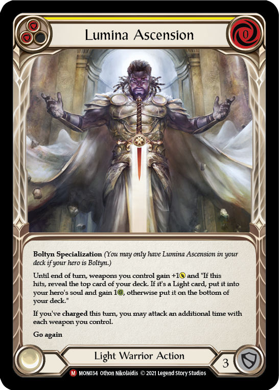 Lumina Ascension (Rainbow Foil) [MON034-RF] 1st Edition Rainbow Foil - Devastation Store | Devastation Store