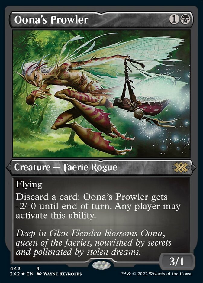 Oona's Prowler (Foil Etched) [Double Masters 2022] | Devastation Store