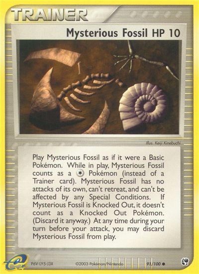 Mysterious Fossil (91/100) [EX: Sandstorm] | Devastation Store