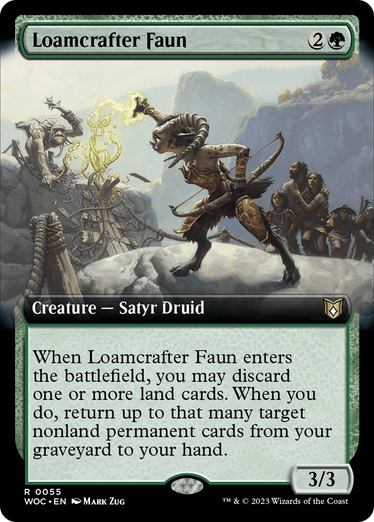 Loamcrafter Faun (Extended Art) [Wilds of Eldraine Commander] | Devastation Store