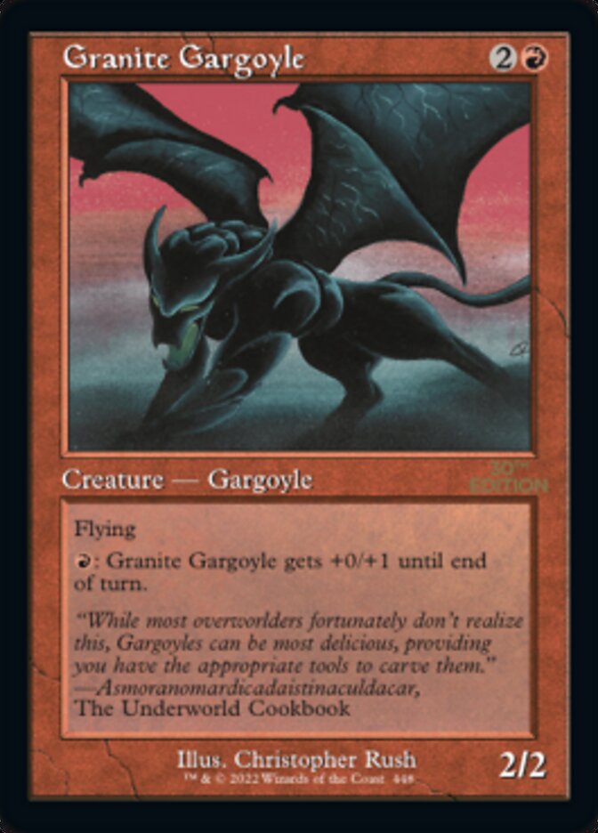 Granite Gargoyle (Retro) [30th Anniversary Edition] | Devastation Store