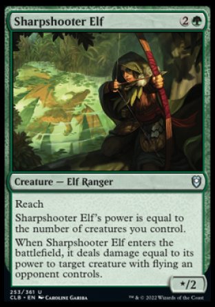 Sharpshooter Elf [Commander Legends: Battle for Baldur's Gate] | Devastation Store