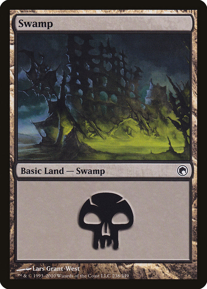 Swamp (238) [Scars of Mirrodin] - Devastation Store | Devastation Store
