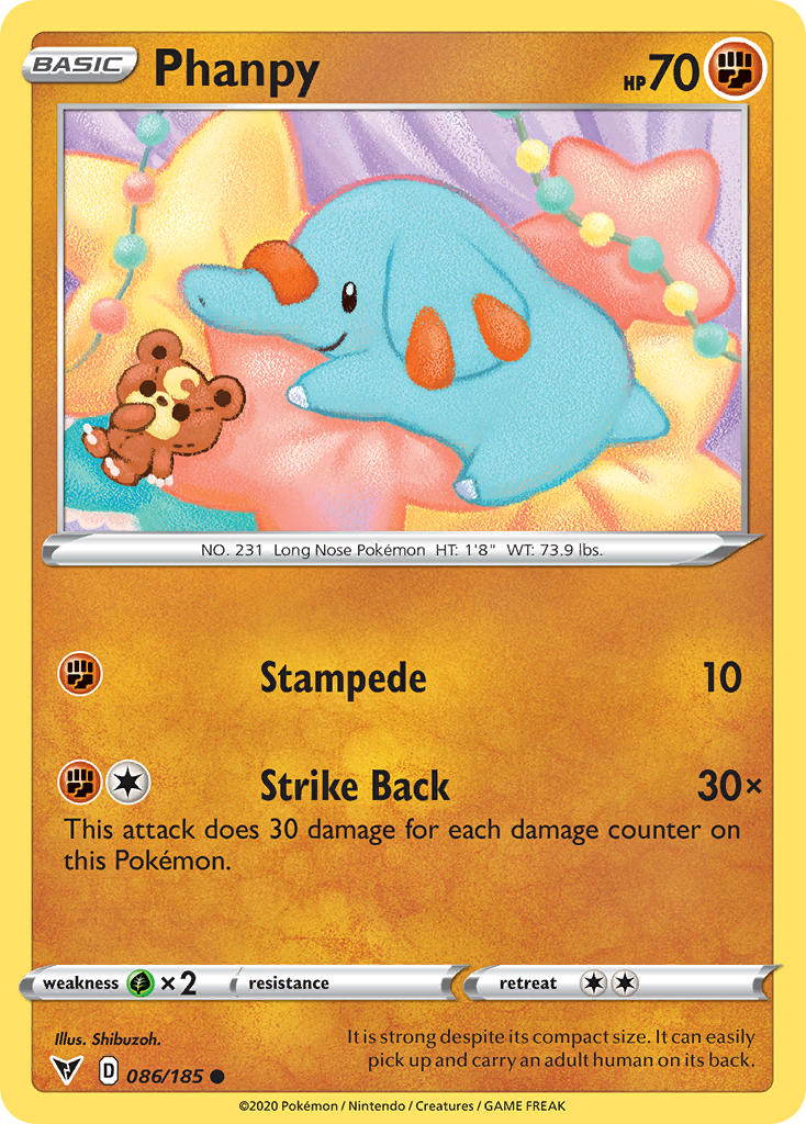 Phanpy (086/185) [Sword & Shield: Vivid Voltage] | Devastation Store