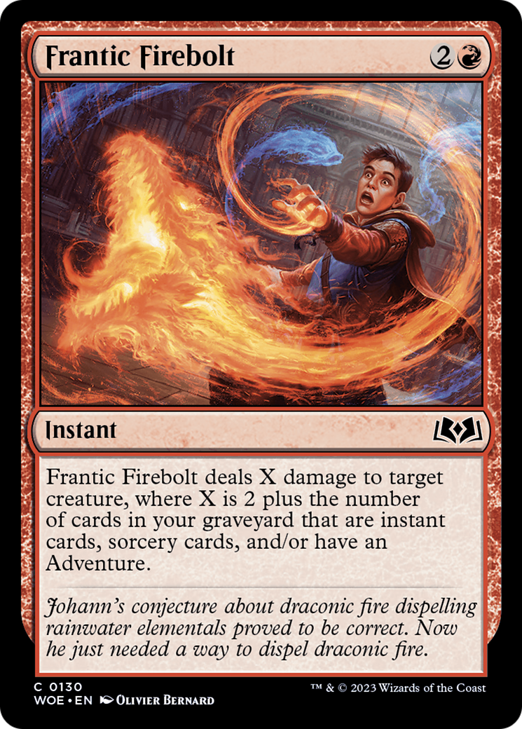 Frantic Firebolt [Wilds of Eldraine] | Devastation Store