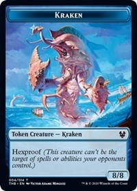 Kraken // Satyr Double-sided Token [Theros Beyond Death Tokens] | Devastation Store