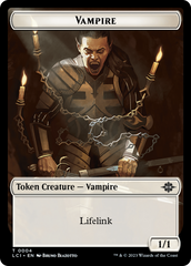 Vampire // Skeleton Pirate Double-Sided Token [The Lost Caverns of Ixalan Tokens] | Devastation Store