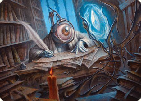 Unblinking Observer Art Card [Innistrad: Midnight Hunt Art Series] | Devastation Store