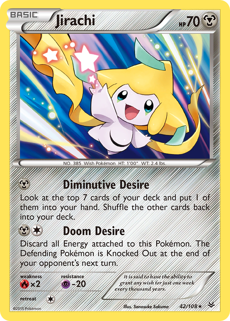 Jirachi (42/108) [XY: Roaring Skies] | Devastation Store