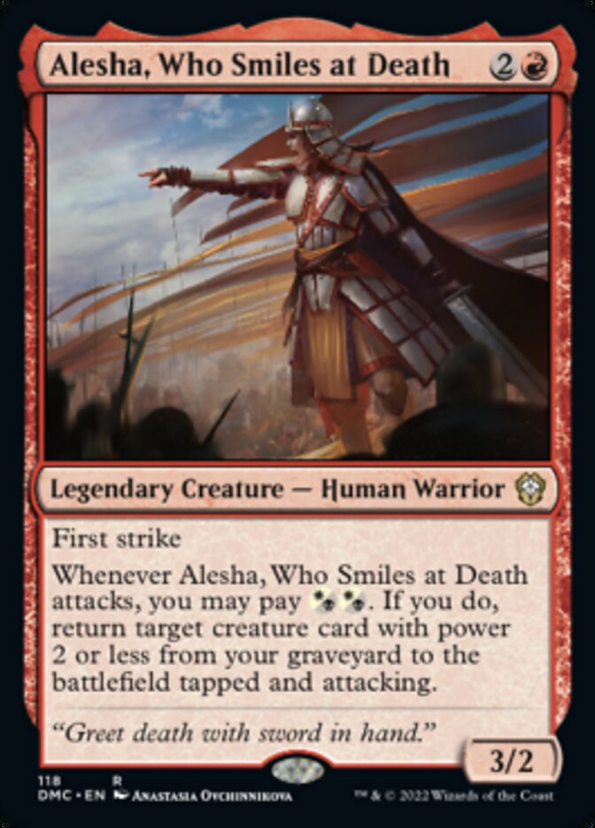 Alesha, Who Smiles at Death [Dominaria United Commander] | Devastation Store