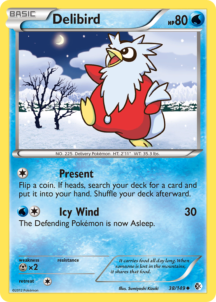 Delibird (38/149) [Black & White: Boundaries Crossed] | Devastation Store