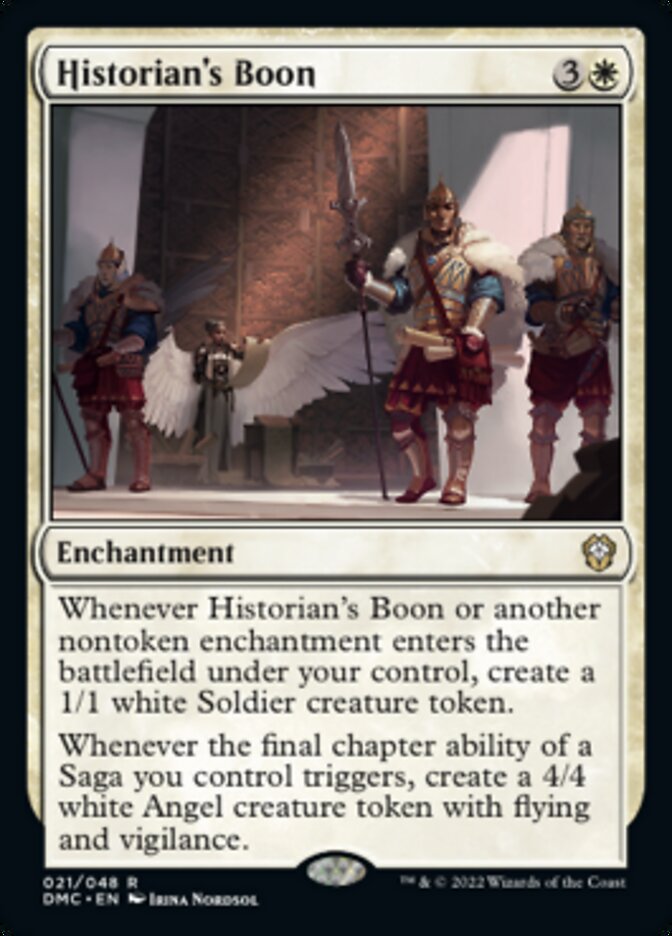 Historian's Boon [Dominaria United Commander] | Devastation Store