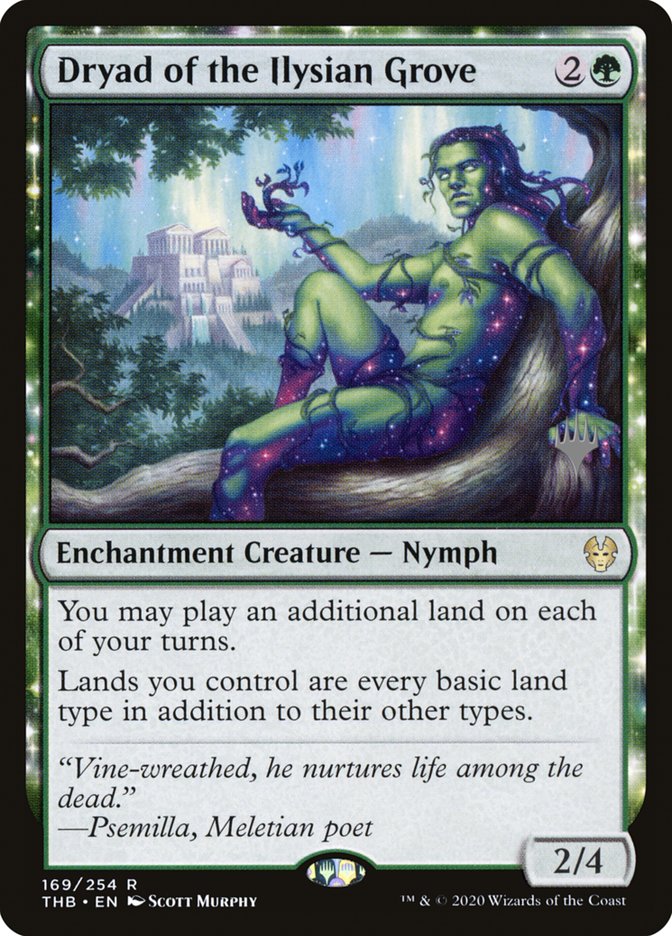 Dryad of the Ilysian Grove (Promo Pack) [Theros Beyond Death Promos] | Devastation Store
