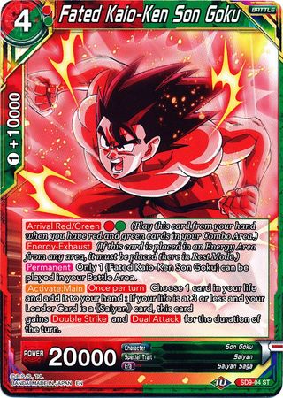 Fated Kaio-Ken Son Goku [SD9-04] | Devastation Store