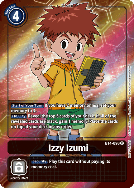 Izzy Izumi [BT4-096] (Buy-A-Box Promo) [Great Legend Promos] | Devastation Store
