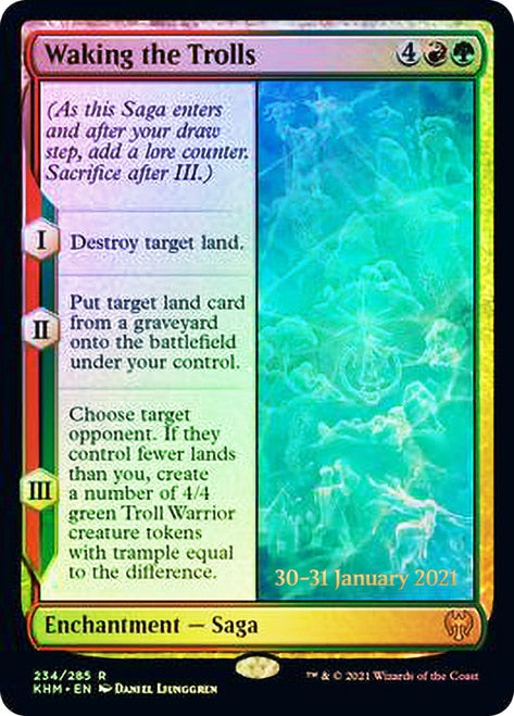 Waking the Trolls [Kaldheim Prerelease Promos] | Devastation Store