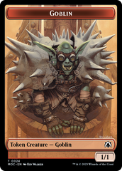 Goblin // Eldrazi Double-Sided Token [March of the Machine Commander Tokens] | Devastation Store