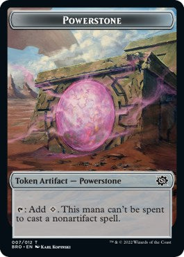 Powerstone // Construct (005) Double-Sided Token [The Brothers' War Tokens] | Devastation Store