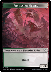 Monk // Phyrexian Hydra (11) Double-Sided Token [March of the Machine Tokens] | Devastation Store
