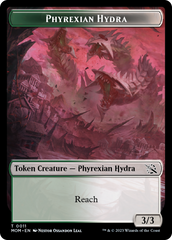 Elemental (9) // Phyrexian Hydra (11) Double-Sided Token [March of the Machine Tokens] | Devastation Store