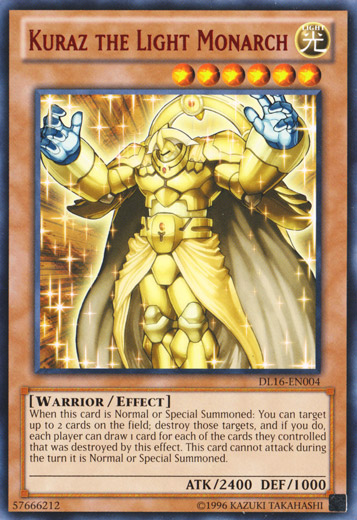 Kuraz the Light Monarch (Red) [DL16-EN004] Rare | Devastation Store