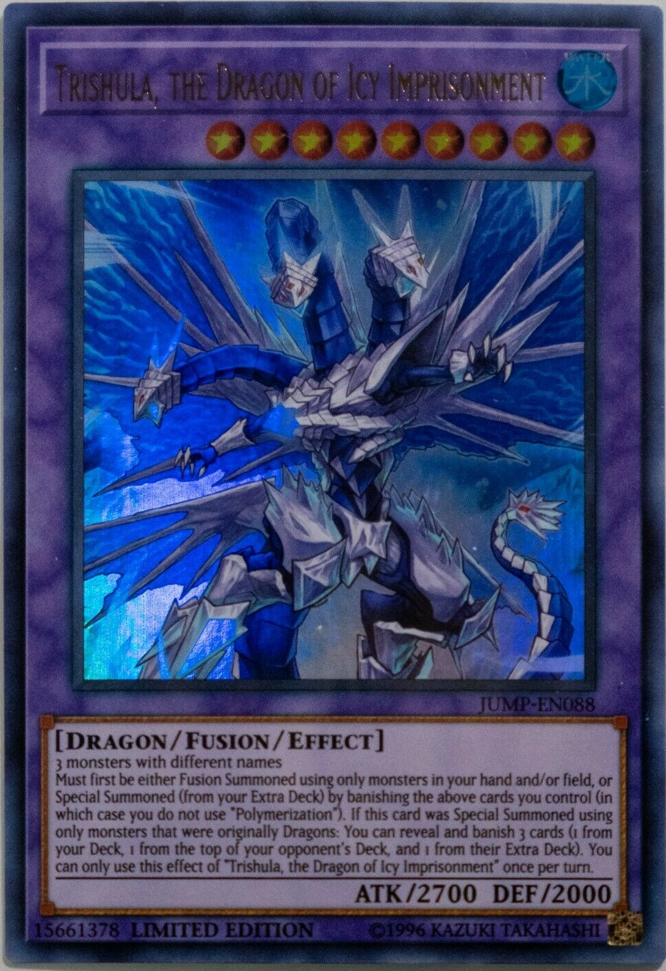 Trishula, the Dragon of Icy Imprisonment [JUMP-EN088] Ultra Rare | Devastation Store