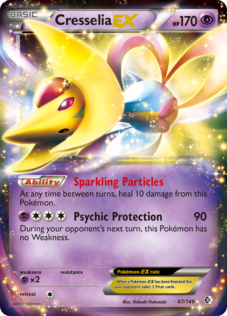 Cresselia EX (67/149) [Black & White: Boundaries Crossed] | Devastation Store