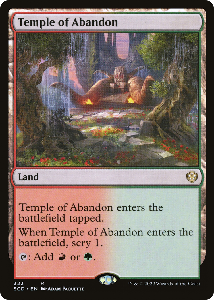 Temple of Abandon [Starter Commander Decks] | Devastation Store
