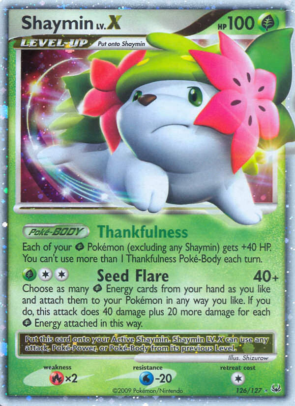 Shaymin LV.X (126/127) [Platinum: Base Set] | Devastation Store