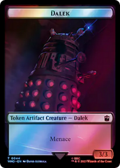 Dalek // Alien Salamander Double-Sided Token (Surge Foil) [Doctor Who Tokens] | Devastation Store