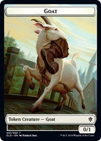 Goat // Food (17) Double-sided Token [Throne of Eldraine Tokens] | Devastation Store