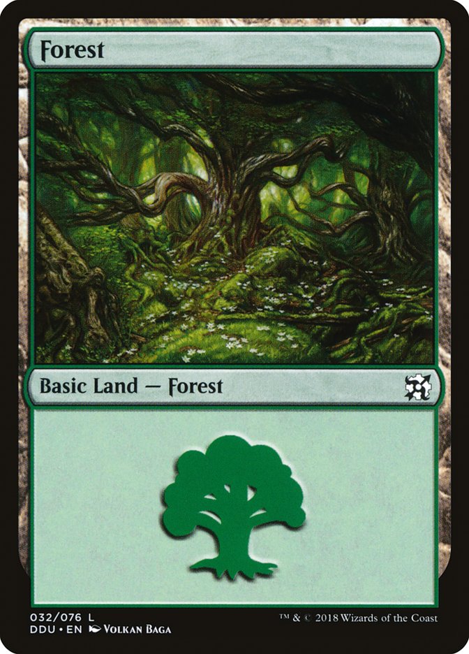 Forest (32) [Duel Decks: Elves vs. Inventors] - Devastation Store | Devastation Store