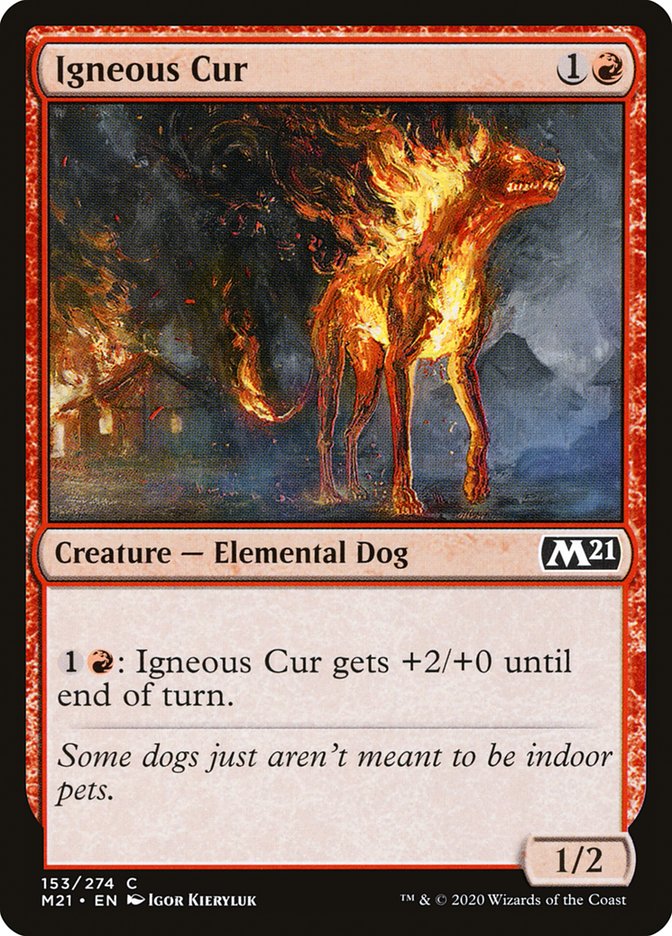 Igneous Cur [Core Set 2021] | Devastation Store