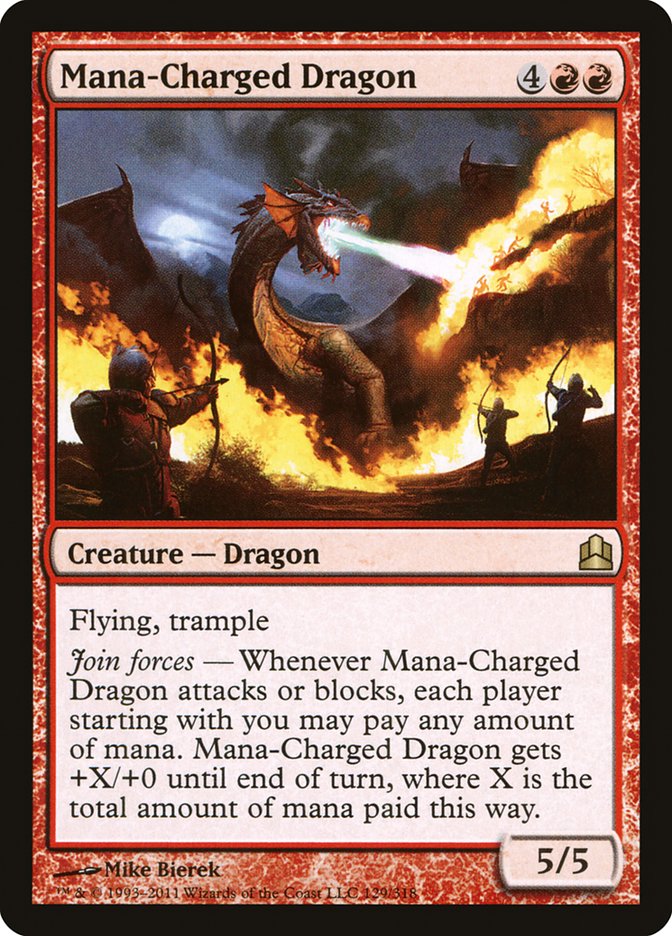 Mana-Charged Dragon [Commander 2011] - Devastation Store | Devastation Store