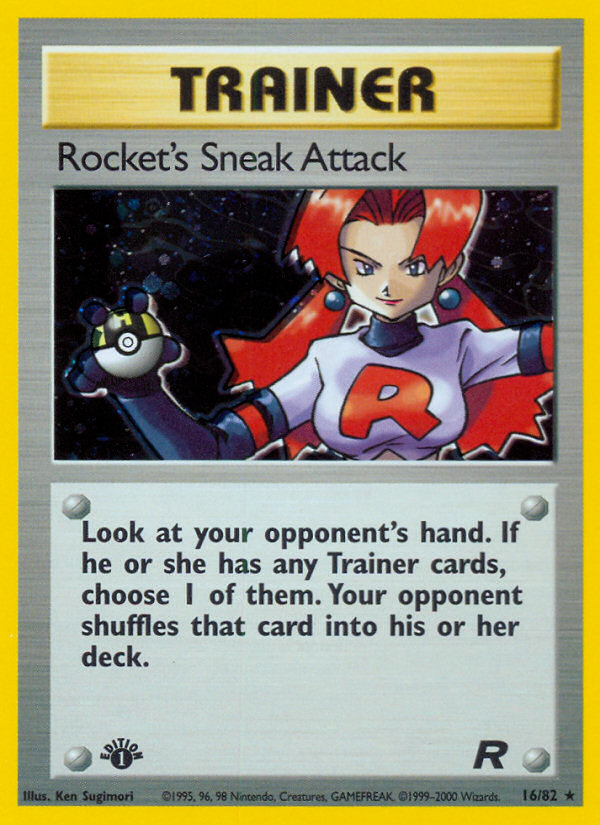 Rocket's Sneak Attack (16/82) [Team Rocket 1st Edition] | Devastation Store