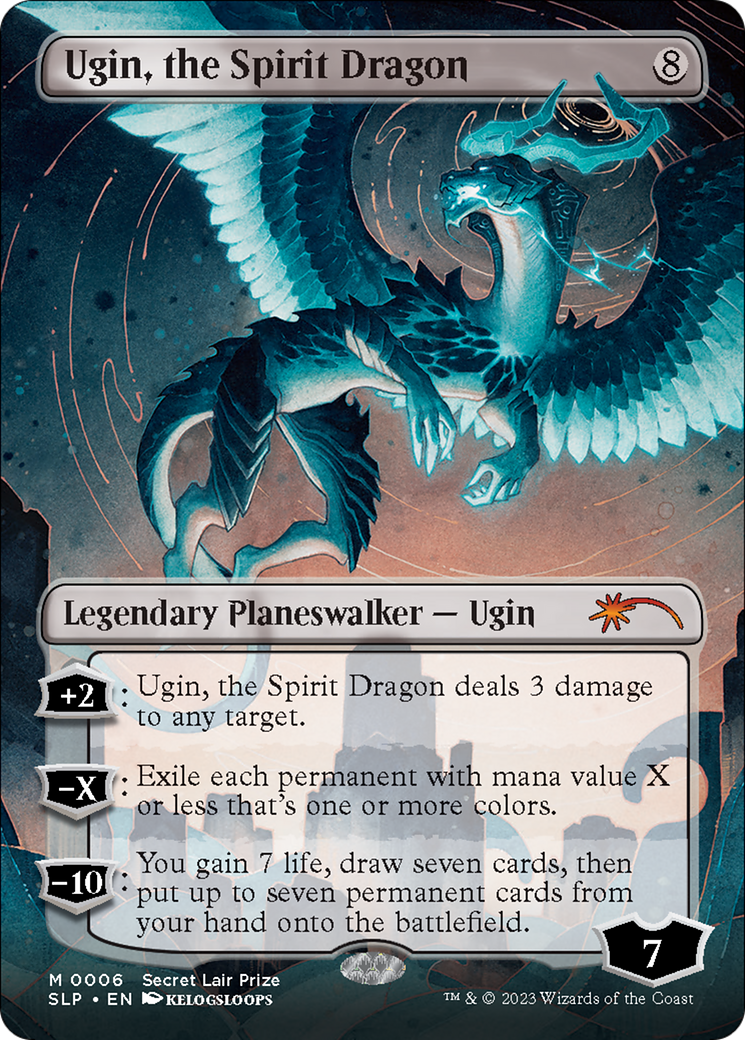 Ugin, the Spirit Dragon (Borderless) [Secret Lair Showdown] | Devastation Store