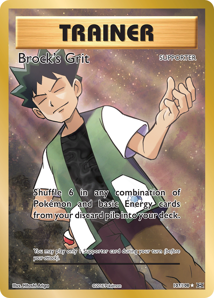 Brock's Grit (107/108) [XY: Evolutions] | Devastation Store