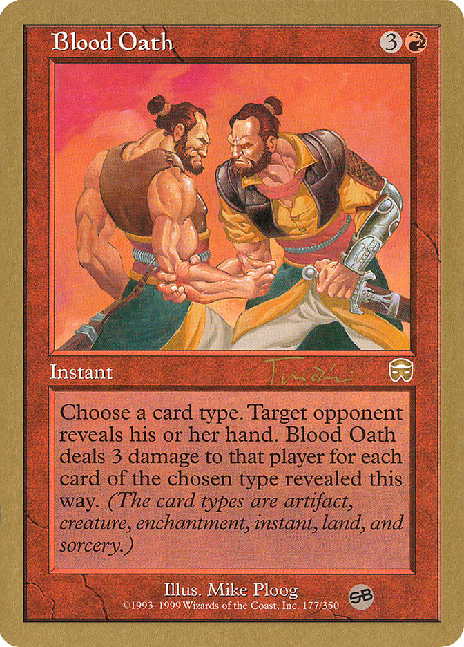 Blood Oath (Jan Tomcani) (SB) [World Championship Decks 2001] | Devastation Store