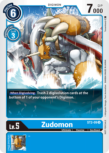 Zudomon [ST2-09] (Alternate Art) [Starter Deck: Cocytus Blue Promos] | Devastation Store