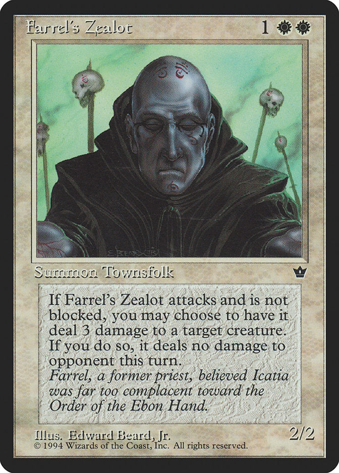 Farrel's Zealot (Edward P. Beard, Jr.) [Fallen Empires] - Devastation Store | Devastation Store