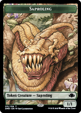 Insect // Saproling Double-Sided Token [Dominaria Remastered Tokens] | Devastation Store