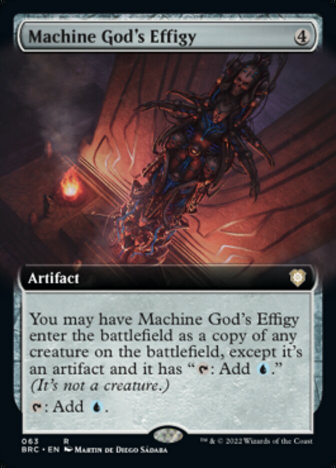 Machine God's Effigy (Extended Art) [The Brothers' War Commander] | Devastation Store