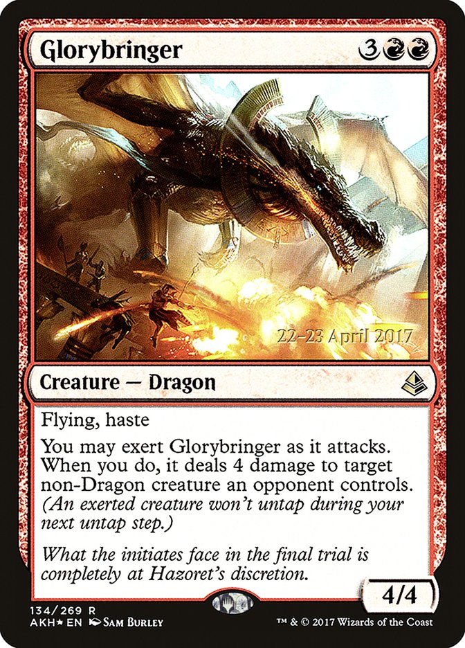 Glorybringer  [Amonkhet Prerelease Promos] | Devastation Store