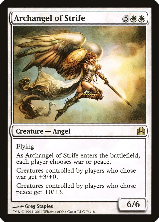 Archangel of Strife [Commander 2011] - Devastation Store | Devastation Store