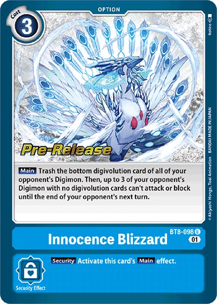 Innocence Blizzard [BT8-098] [New Awakening Pre-Release Cards] | Devastation Store