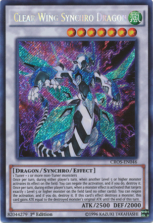Clear Wing Synchro Dragon [CROS-EN046] Secret Rare | Devastation Store